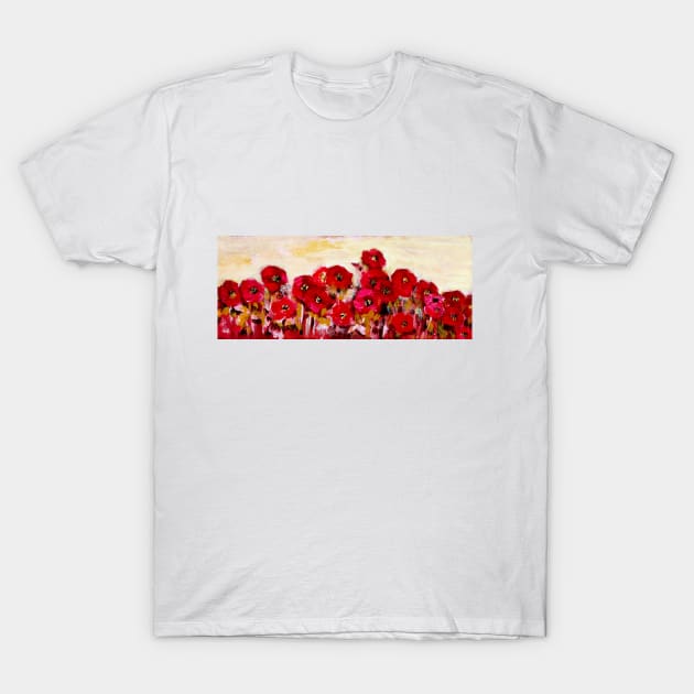 poppies T-Shirt by ElArrogante